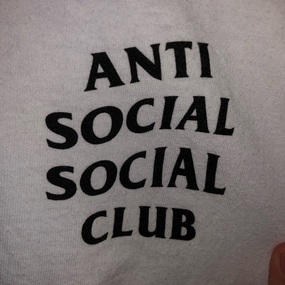 Anti social social club white tee - Picture 2 of 4
